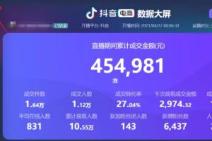 [爆款视频引流直播间]单条视频卖货45万，手把手教你如何用爆款视频引流直播间！