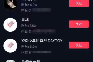 [抖音高仿明星号]扒一扒抖音高仿明星号低成本的赚钱项目