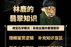 林鹿的翡翠知识，用宝石眼光，系统全面的看懂翡翠