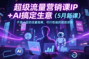超级流量营销课IP+AI搞定生意（5月新课）干货十足的流量指南，可行性强的提效攻略