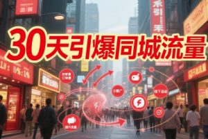 30天引爆同城流量：团购篇 认知篇 流量篇 来客篇 达人篇 老板人设IP篇 投流篇