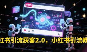 小红书引流获客2.0，小红书引流教程