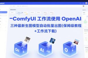 ComfyUI 工作流使用 OpenAI 三种最新生图模型自动批量出图(保姆级教程+工作流下载)
