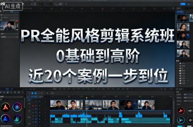 PR全能风格剪辑系统班,0基础到高阶,近20个案例一步到位插图 PR全能风格剪辑系统班,0基础到高阶,近20个案例一步到位