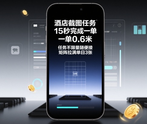 酒店截图任务,15秒完成一单,一单0.6米,任务不限量随便接,矩阵拉满单日3张【揭秘】插图 酒店截图任务,15秒完成一单,一单0.6米,任务不限量随便接,矩阵拉满单日3张【揭秘】