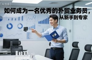 如何成为一名优秀的外贸业务员，从新手到专家